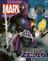 Unavailable Classic Marvel Figurine Collection #103 "Baron Zemo" Cover date: 2009