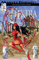 Elektra (Vol. 3) #7 "Hubris, Chapter 1" Release date: February 13, 2002 Cover date: March, 2002