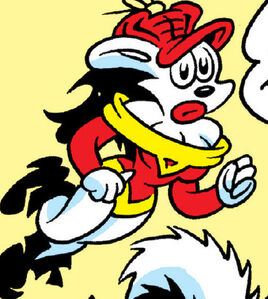 Elizabeth Twodeadanimals (Earth-8311) from Peter Porker, The Spectacular Spider-Ham Vol 1 6 001