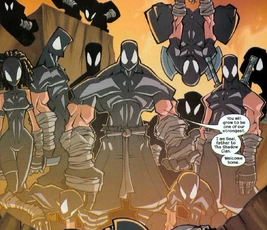 Shadow Clan (Earth-2301) from Spider-Man Legend of the Spider-Clan Vol 1 2 001