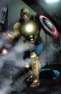 Wearing the Hydra Supreme Armor From Captain America/Iron Man #4