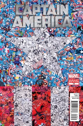 Captain America Vol 6 19 Collage Variant