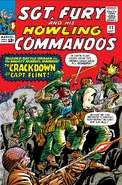 Sgt Fury and his Howling Commandos #11 "The Crackdown of Capt. Flint!" (October, 1964)