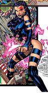 Psylocke in combat mode.