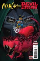 Moon Girl and Devil Dinosaur #18 "The Smartest There Is! Part Six: Full Moon" Release date: April 26, 2017 Cover date: June, 2017