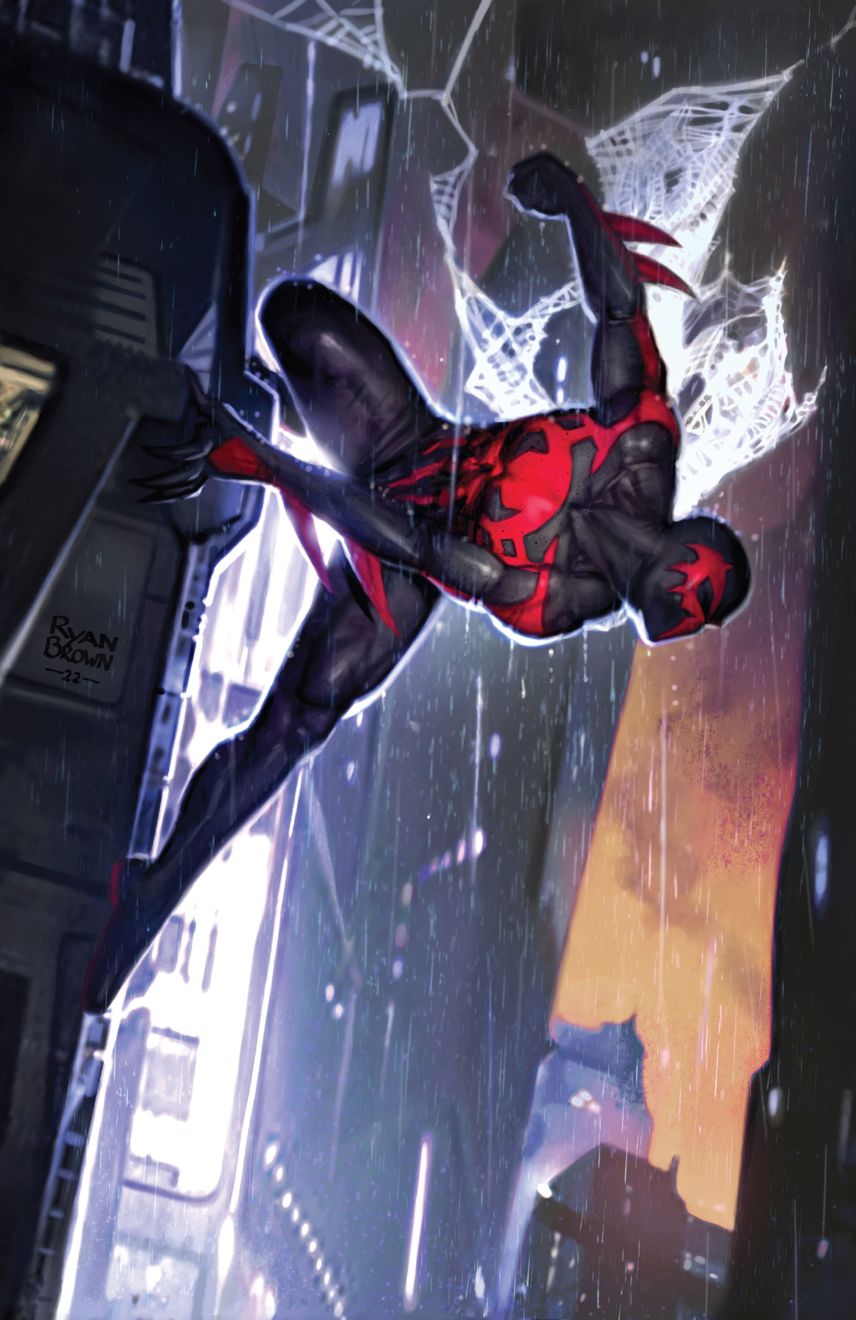 Spider-Man 2099: Exodus - Enchantress 2099 character design Artist's Proof  by Zé Carlos, in Chiaroscuro Studios's Artist's Proof (APs) by ZE CARLOS  Comic Art Gallery Room