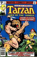 Tarzan #1 "Tarzan and the Jewels of Opar" Release date: March 22, 1977 Cover date: June, 1977