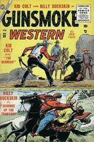 Gunsmoke Western #33 "Never Say Die!" Release date: October 22, 1955 Cover date: February, 1956