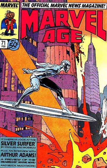 3冊　The Silver Surfer #1,2 Marvel Age #71 Silver Surfer Lot Marvel Age #71 VF/NM #1 2 4 100 75 Classic