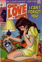 Our Love Story #2 "I Love Him -- But He's Hers!" Cover date: December, 1969