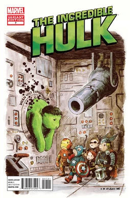 Incredible Hulk Vol 4 7 Avengers Art Appreciation Variant