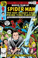 Marvel Team-Up Vol 1 74.jpg (639 KB) Marvel Team-Up #74 "Live from New York, It's Saturday Night!" Release date: July 25, 1978 Cover date: October, 1978