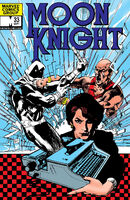 Moon Knight #33 "Exploding Myths" Release date: May 31, 1983 Cover date: September, 1983