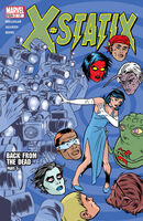 X-Statix #17 "Back From the Dead (Part 5): Lacuna and the Stars" Release date: December 24, 2003 Cover date: February, 2004