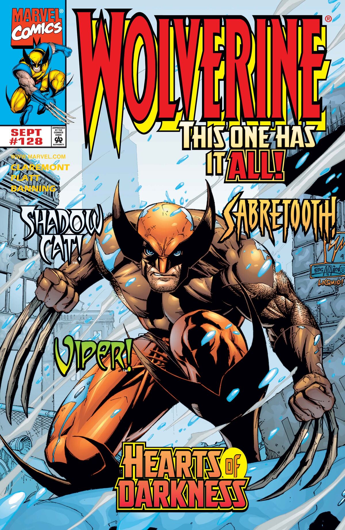 1979年 X-Men 128 wolverine X-MEN #128 (1979) CGC 9.8 SS Claremont Wolverine Byrne