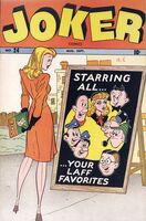 Joker Comics #24 "Tessie the Typist" Release date: June 1, 1946 Cover date: August, 1946