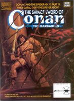 Savage Sword of Conan #209 "Death Stalks a Well-Tended Garden - Conan and the Spider-God Part III" Release date: March 9, 1993 Cover date: May, 1993