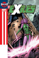 Exiles #70 "World Tour: House of M (Part II of III)" Release date: September 21, 2005 Cover date: November, 2005