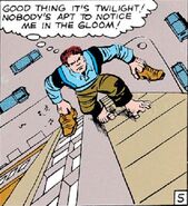 Walking up the walls of a building From X-Men #3