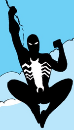 Leonard Elkhart (Earth-616) and Venom (Symbiote) (Earth-616) from Peter Parker, The Spectacular Spider-Man Vol 1 99 001