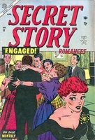 Secret Story Romances #6 Release date: January 20, 1954 Cover date: April, 1954