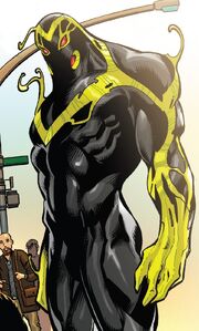 Sleeper (Symbiote) (Earth-616) and Tel-Kar (Earth-616) from Venom First Host Vol 1 5 001