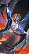 Warren Worthington III (Earth-616) from Marvel Masterpieces (Trading Cards) 1996 Set 001