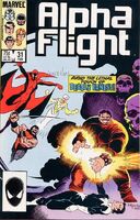 Alpha Flight #31 "The Grateful Dead!" Release date: October 29, 1985 Cover date: February, 1986