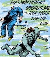 Namor killing Officer Foley From Marvel Mystery Comics #1