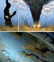 Jerran Ko being ordered by the Builders to kill himself and poison Whaan Prime