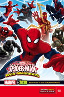 Marvel Universe Ultimate Spider-Man: Web Warriors #1 "...That Time I Teamed Up With Captain America!" Release date: November 26, 2014 Cover date: January, 2015