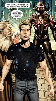 Michel de Nostredame (Earth-616), Leonid (Earth-616), and Star Child (Multiverse) from S.H.I.E.L.D