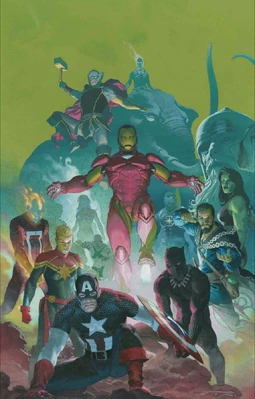 Avengers Vol 8 1 Ribic Variant Textless