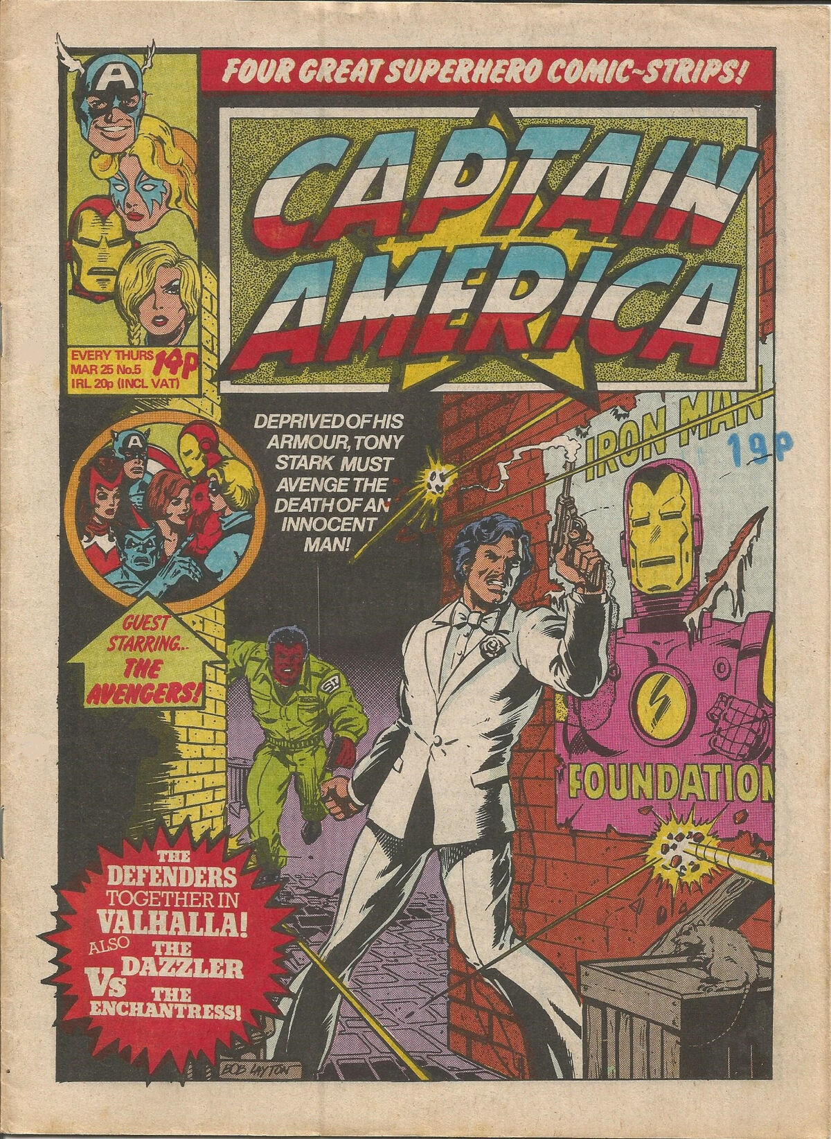 Captain America (UK) Vol 1 5 Marvel Database Fandom