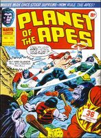 Planet of the Apes (UK) #23 "Prologue: Future Imperfect!" Release date: March 29, 1975 Cover date: March, 1975