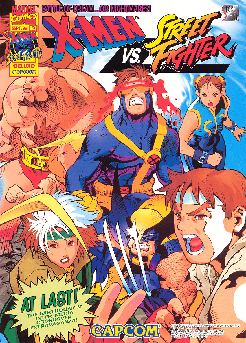 Marvel Super Heroes vs. Street Fighter, Marvel Database