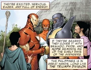 Stark visiting the new members