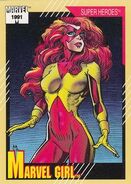 Jean Grey (Earth-616) from Marvel Universe Cards Series II 0001