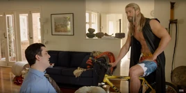 Thor Odinson (Earth-16828) and Darryl Jacobson (Earth-16828) from Team Thor Part 2