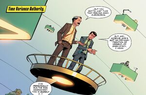 Time Variance Authority (Null-Time Zone) from Web of Spider-Man Vol 3 1 001