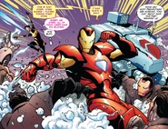 Iron Man and his allies From Tony Stark: Iron Man #8