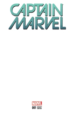 Captain Marvel Vol 9 1 Blank Variant