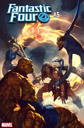 Fantastic Four Vol 6 5 Conan vs. Marvel Heroes Variant
