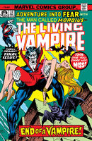 Fear #31 "The End of a Vampire!" Release date: September 16, 1975 Cover date: December, 1975