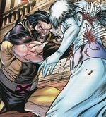 Wolverine killed Opal Luna Saturnyne (Earth-TRN1142)