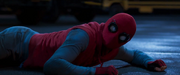 ショッカーと対決するスパイダーマン