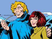 Sean Cassidy (Earth-616) and Moira MacTaggert (Earth-616) from X-Men Vol 1 129 001