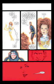 Jean Grey (Earth-616), Phoenix Force (Earth-616) and Scott Summers (Earth-616) from X-Men Phoenix Endsong Vol 1 5 0002