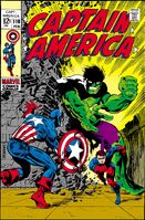 Captain America #110 "No Longer Alone!" Release date: November 5, 1968 Cover date: February, 1969