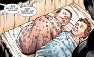 With her twin brother Benjy From Spider-Man: Life Story #3